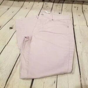 NWOT JUSTFAB cool cropped denim jeans orchid color size 30